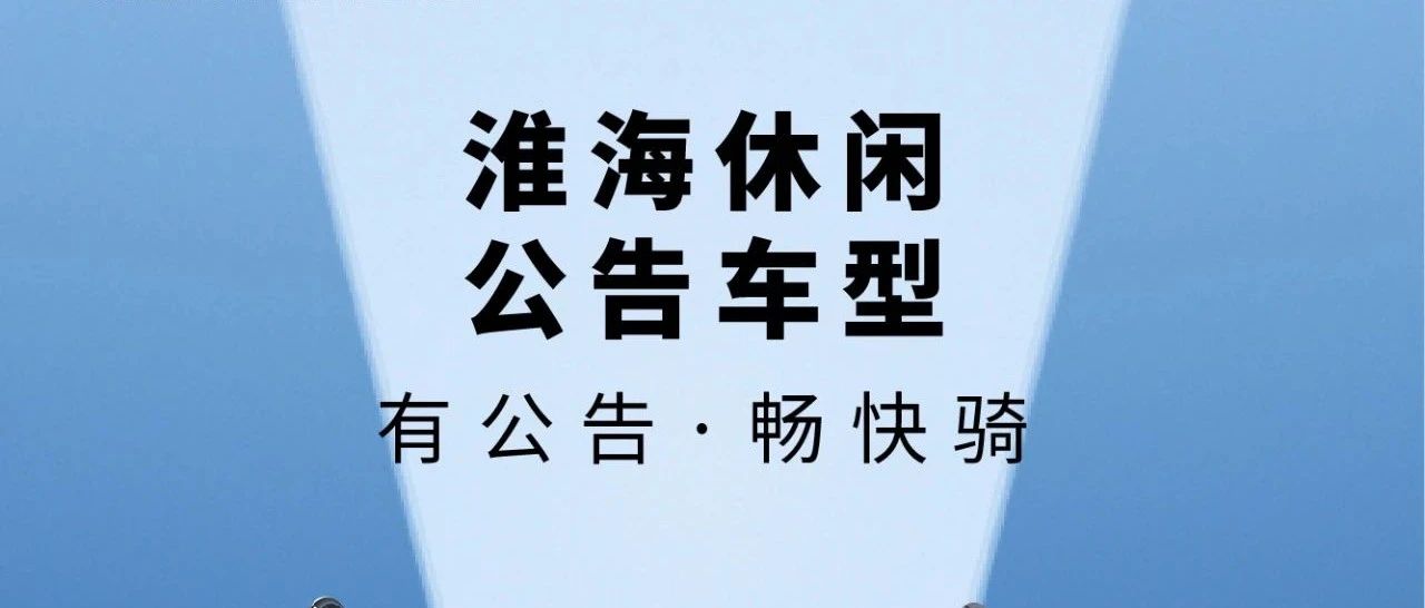更新淮海休闲车公告车型